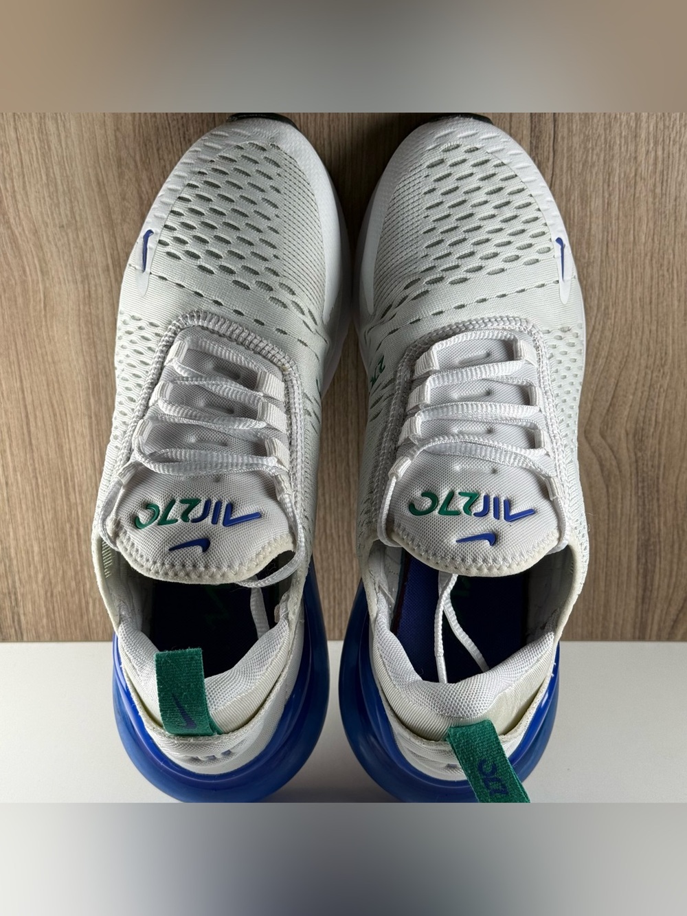 Nike Air Max 270 White Court White/Purple Sneakers AH6789-109 Women’s Size 9 - Picture 11 of 12